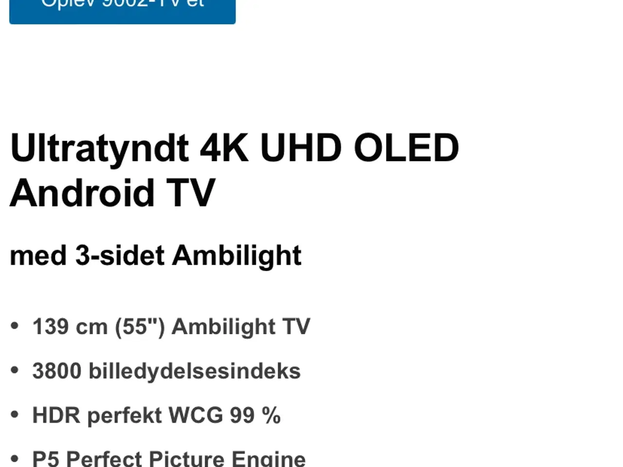 Billede 7 - Philips OLED 55” UHD 4K Smart TV  sælges 