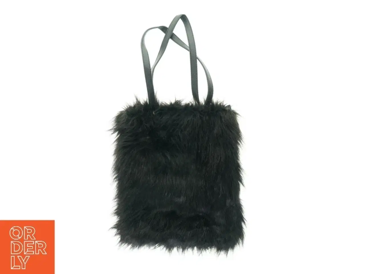 Billede 2 - Taske i fake fur (str. 40 x 34 cm)