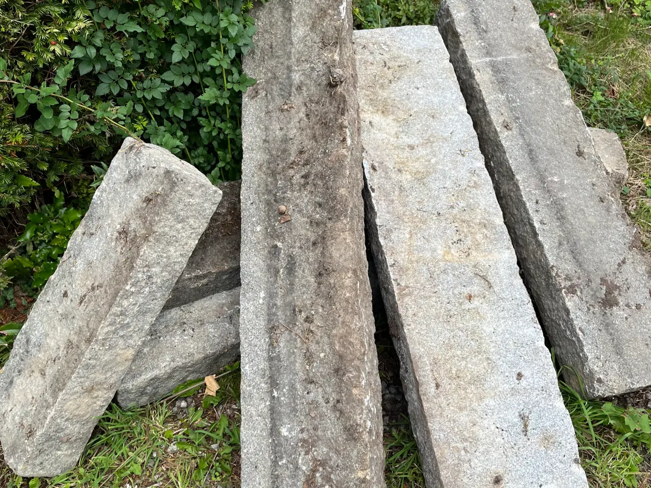 Billede 1 - Granit kantsten