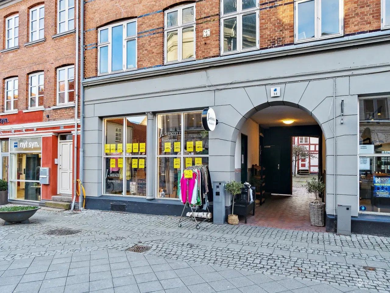 Billede 1 - Sød lille butik til leje på gågaden i Nyborg