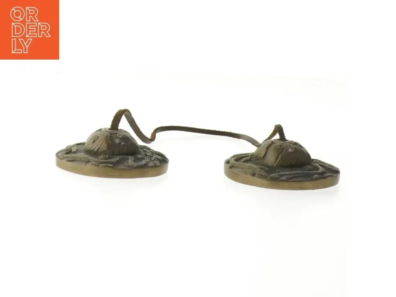 Billede 3 - Tibetansk Tingsha klokke i messing (str. Ø 6,5 cm)