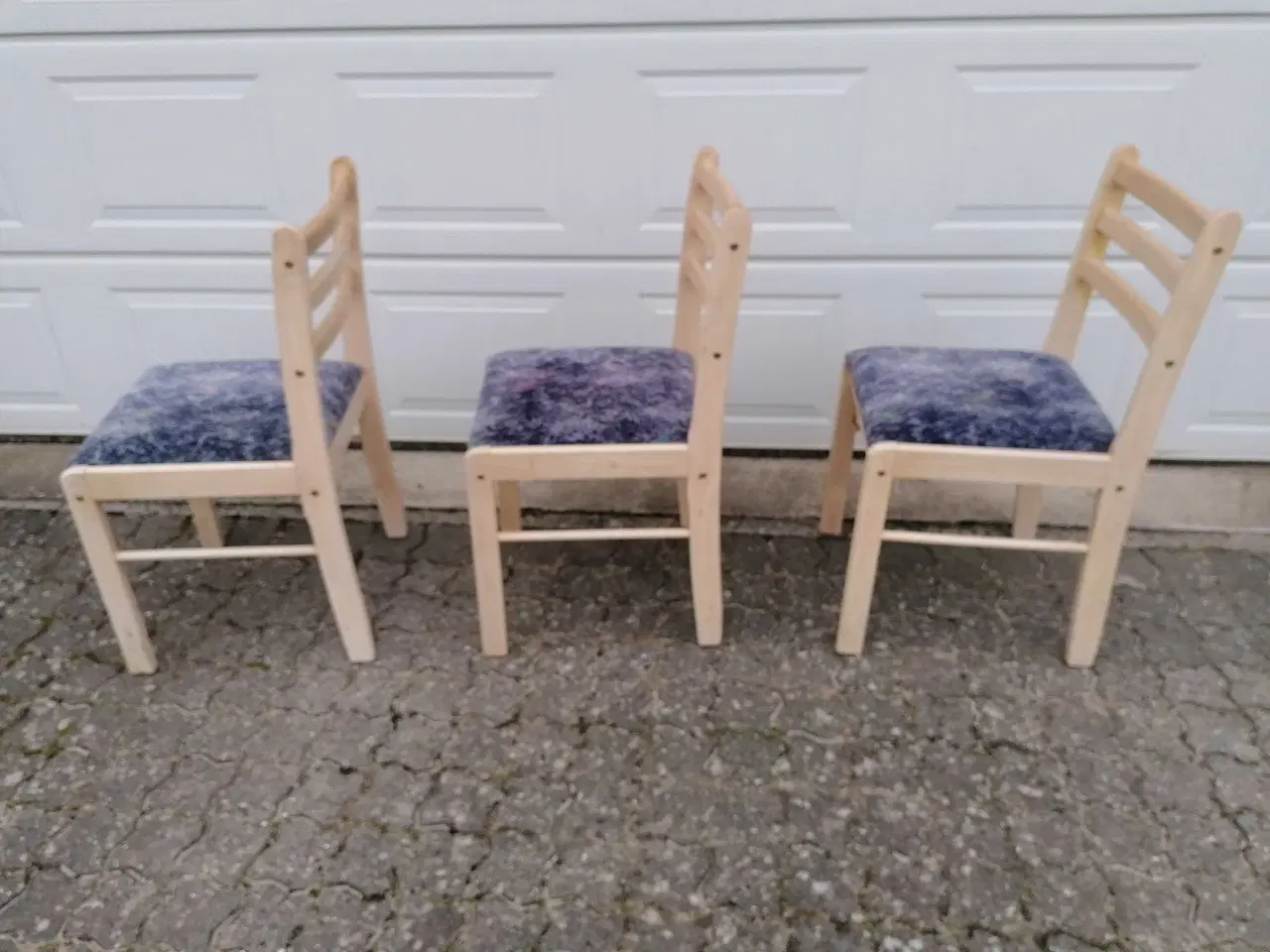 Billede 5 - Spisebordsstole med Stofsæder