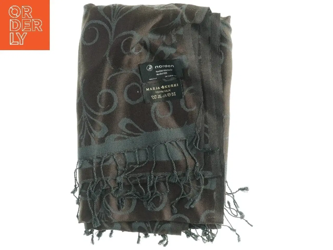 Billede 4 - Mørkegrøn tørklæde fra Marja Kurki (str. 75 x 205 cm)