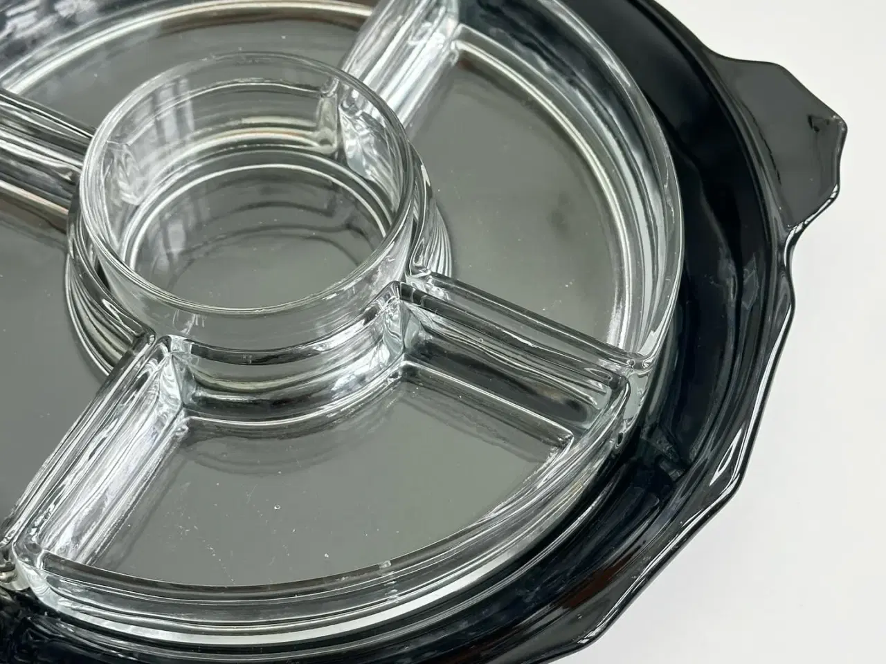 Billede 4 - Cabaretfad, 6 dele, sort og klart glas