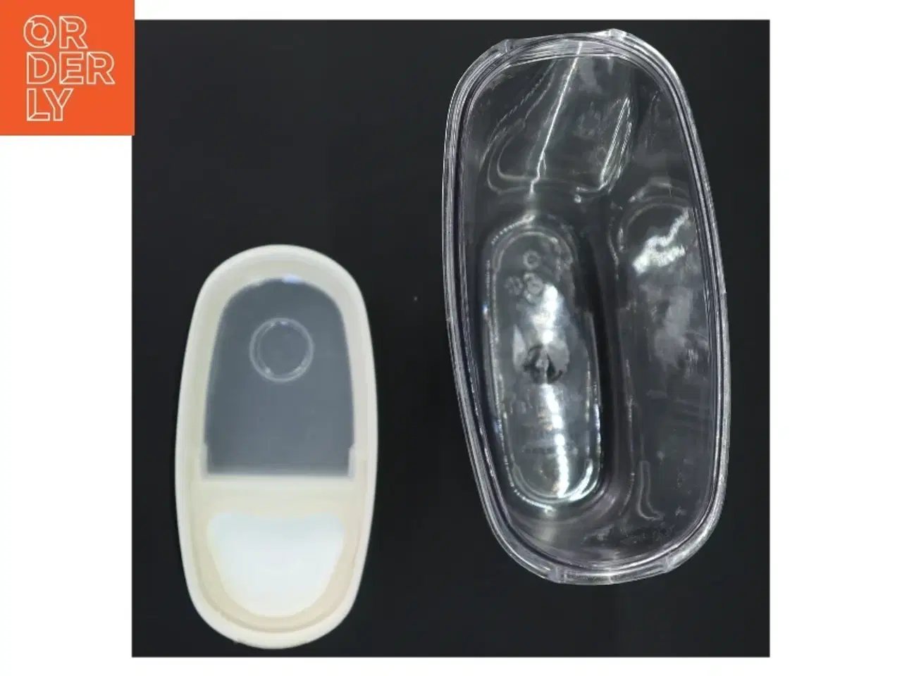 Billede 4 - Gennemsigtig plastikbeholder med låg fra IKEA (str. 6x14x30 cm)