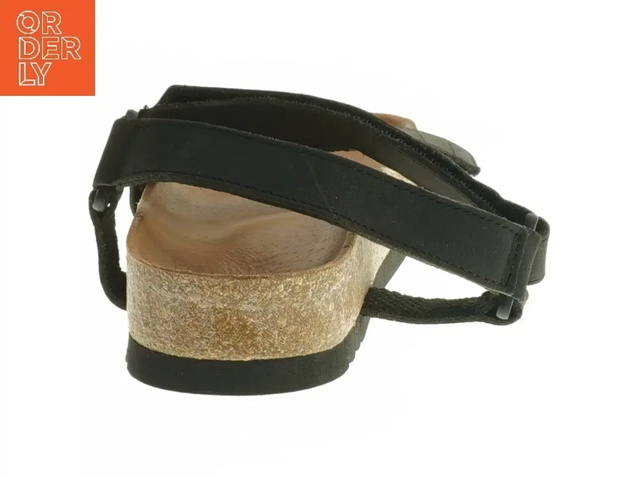 Billede 2 - Sort sandal med korksål fra Scholl (str. 37 )