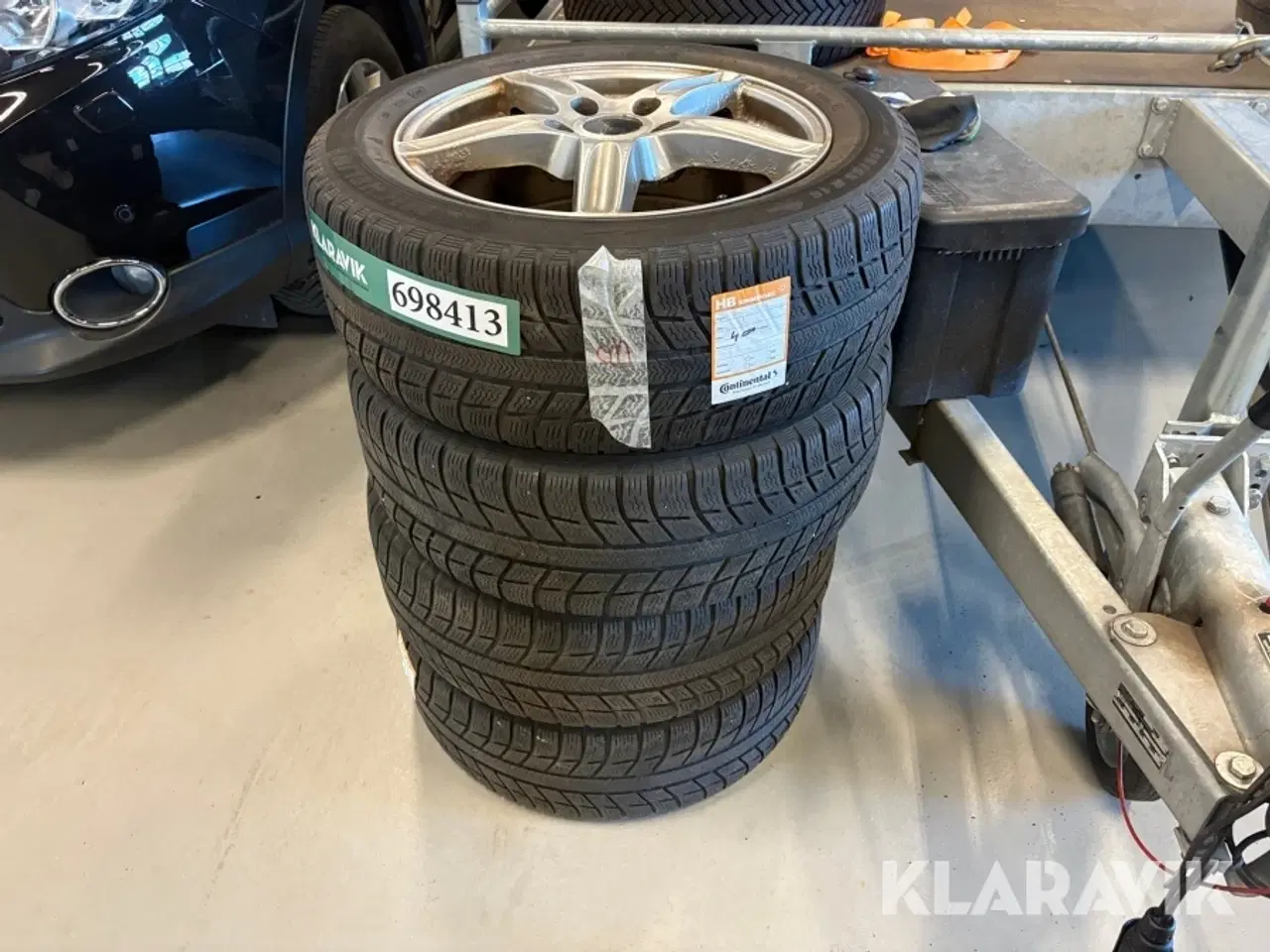 Billede 1 - Alufælge med dæk Michelin alpin