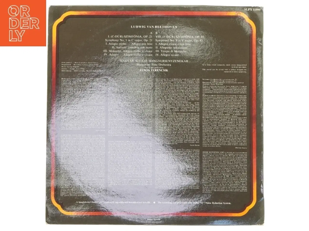 Billede 3 - Ludwig Van Beethoven symfonier 1-8 LP fra Hungaroton