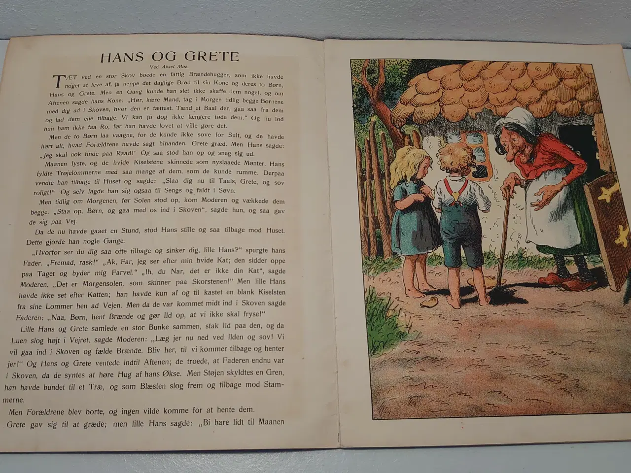 Billede 4 - Brødrene Grimm: Hans og Grete, ill. Louis Moe