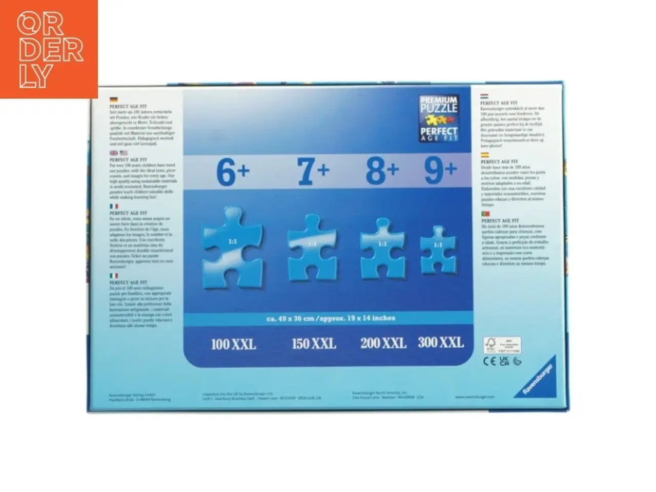 Billede 3 - Ravensburger puslespil, 100 brikker fra Ravensburger (str. 100 brikker)