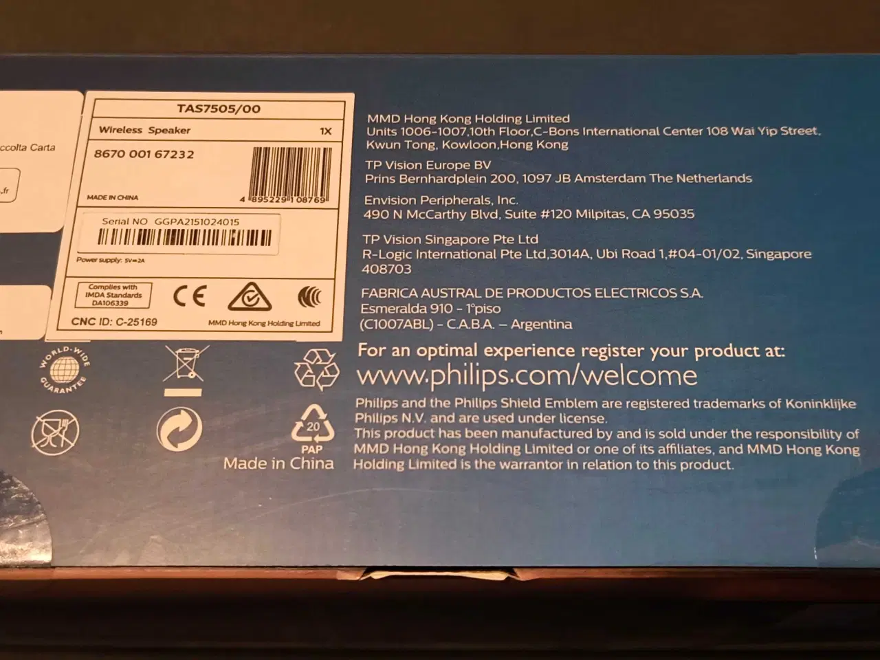 Billede 3 - Phillips højtaler