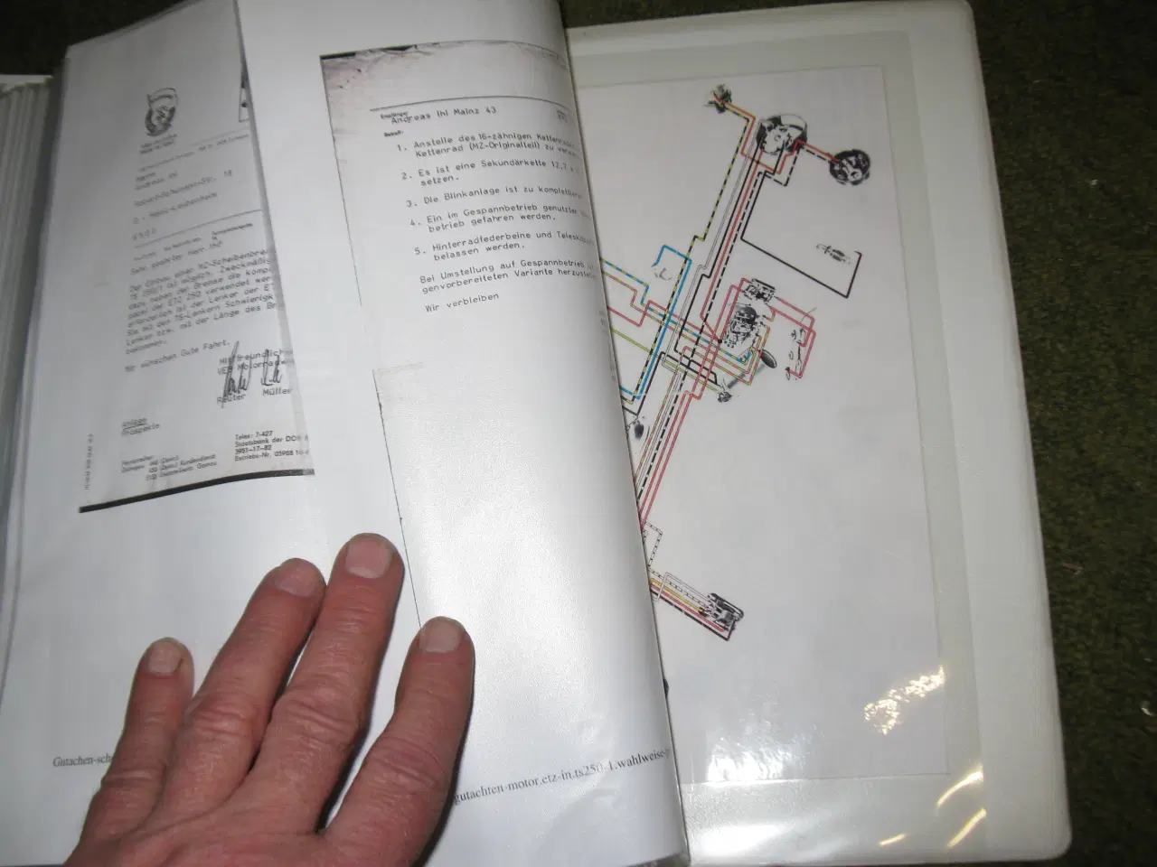 Billede 7 - MZ TS250 værkstedsbog