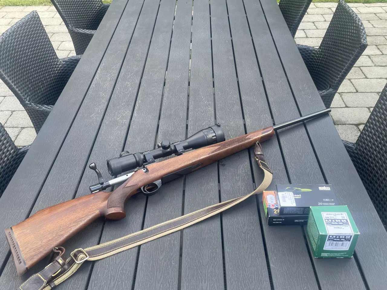 Billede 5 - Jagtriffel med kikkert og ammunition