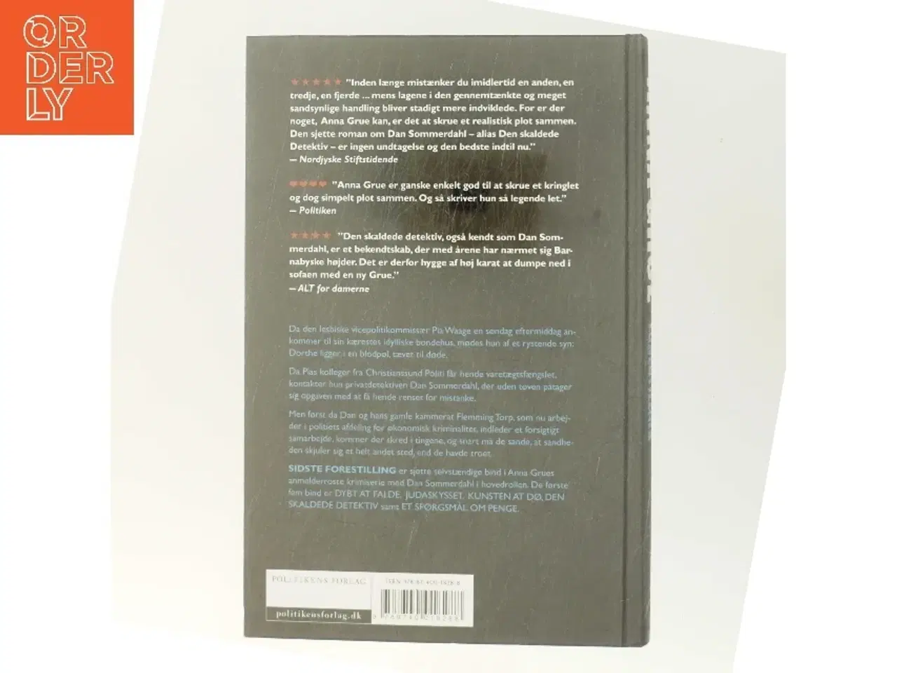Billede 3 - Sidste forestilling af Anna Grue fra Politikens Forlag af Anna Grue (Bog)