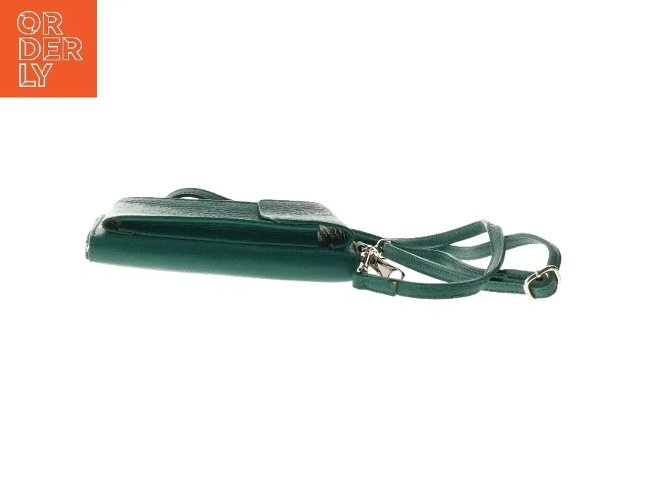 Billede 4 - Grøn telefonpung med rem (str. 20 x 12 cm)