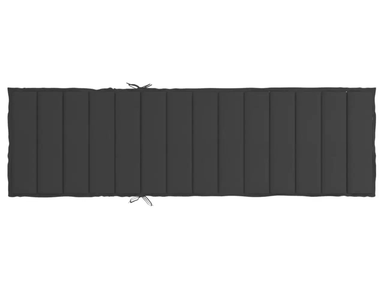 Billede 4 - Hynde til liggestol 200x60x3 cm oxfordstof sort