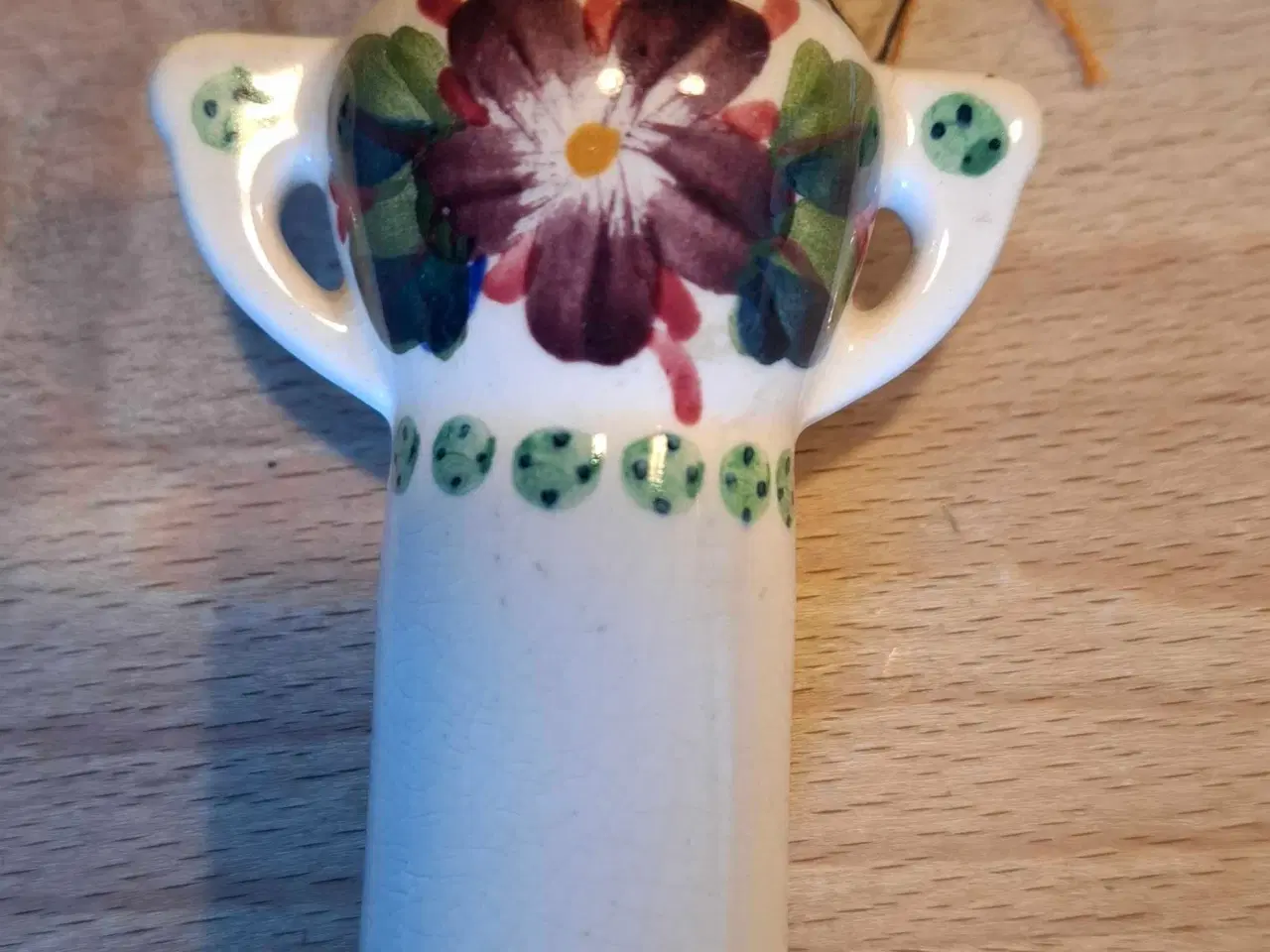 Billede 1 - Aluminia 132 464 aurikel vase antik ca. 1902