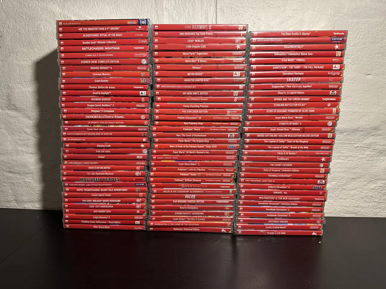 Billede 1 - Seperate Priser! 100 stk Nintendo Switch Spil