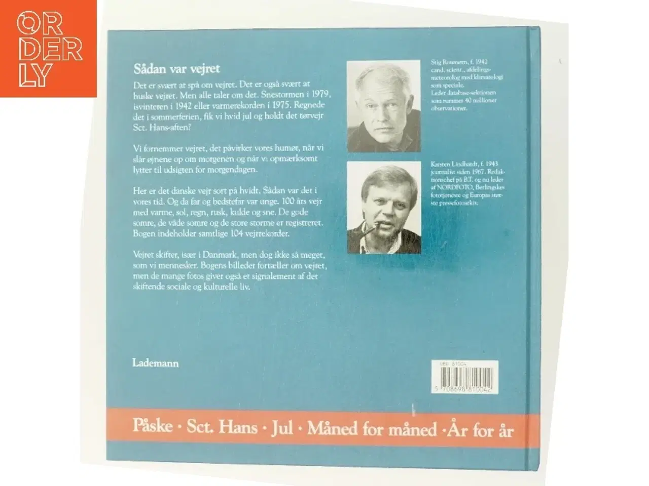 Billede 3 - Dansk Vejr i 100 år af Stig Rosenørn (Bog)