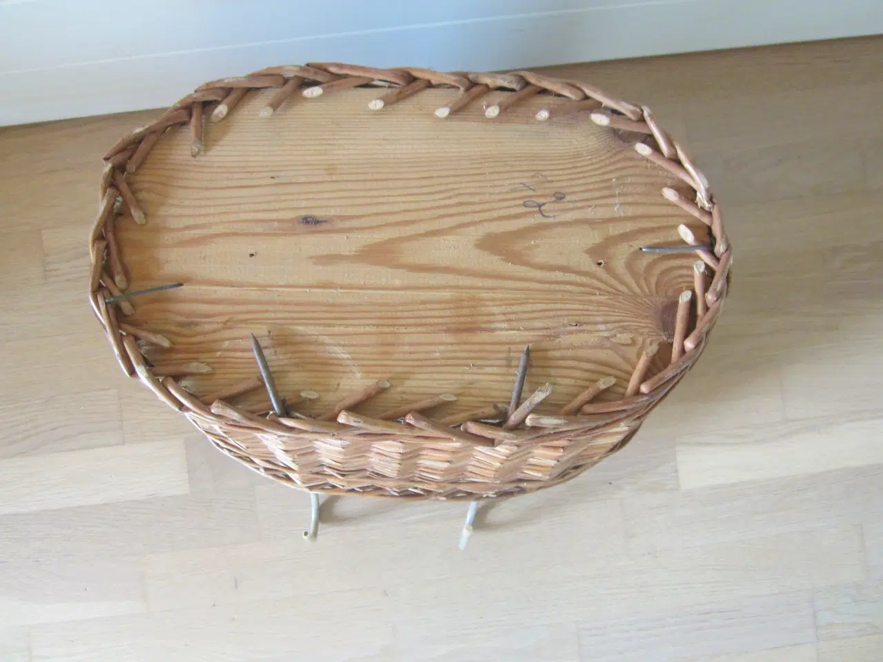 Billede 2 - Flot RETRO flet cykelkurv langde 41 cm