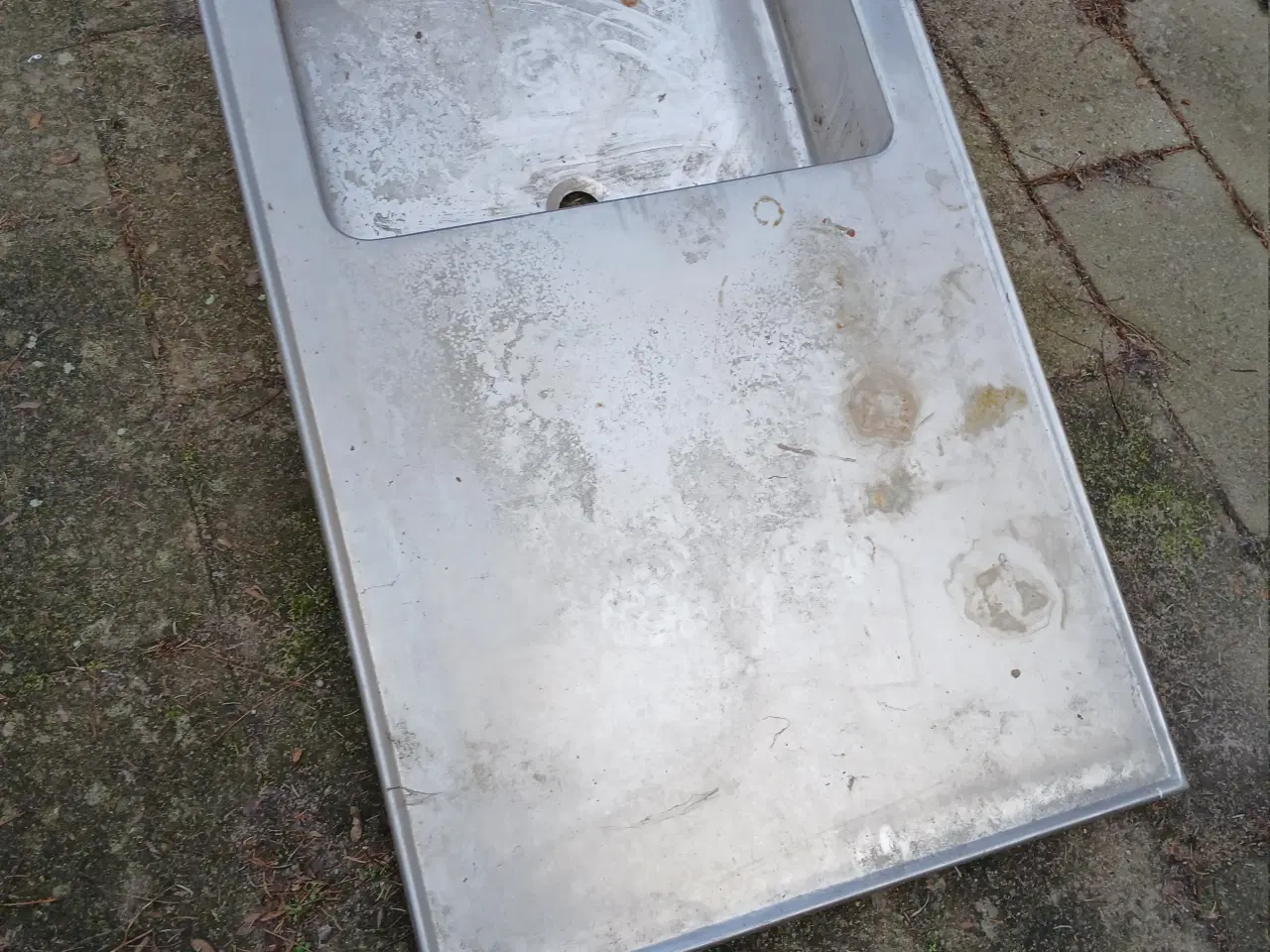 Billede 1 - Stålvask med bordplade