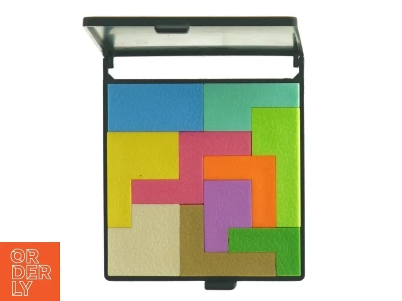 Billede 2 - Sort Tetris puslespil (str. 9,5 x 8,5 cm)