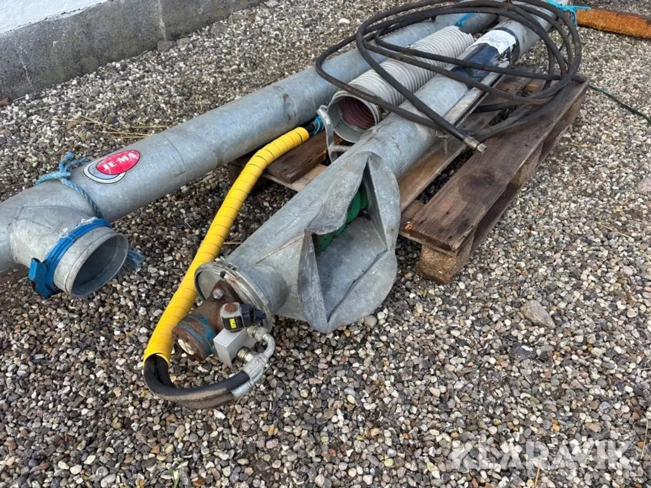 Billede 11 - Kornsnegl JE-MA T31 til vogn – hydraulisk med elektrisk start/stop