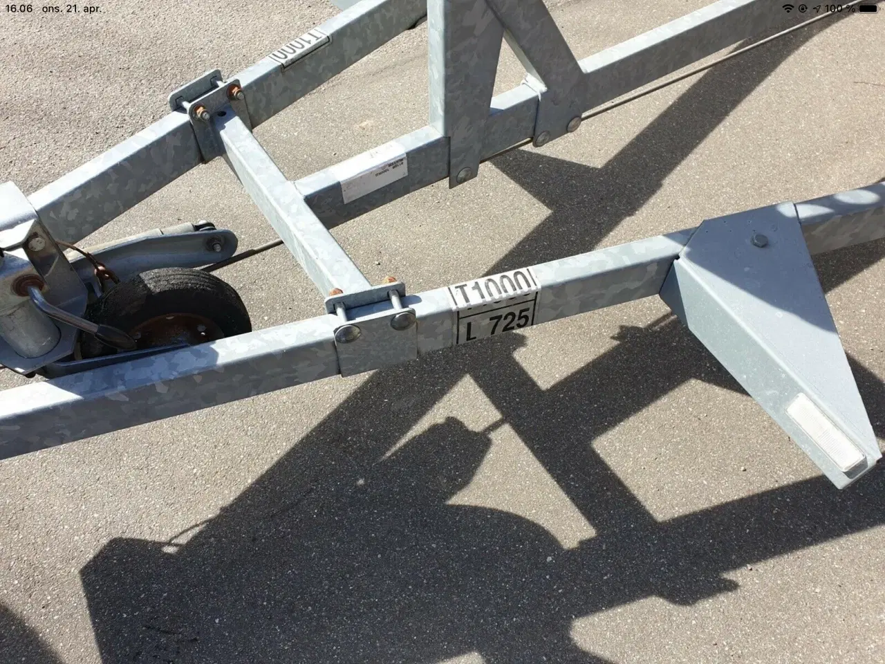 Billede 8 - Styrepultjolle Bella 480R  med Brenderup trailer 