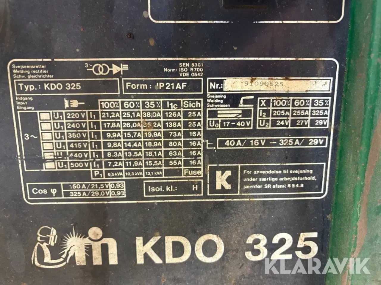Billede 5 - Svejsemaskine Migatronic KDO 325