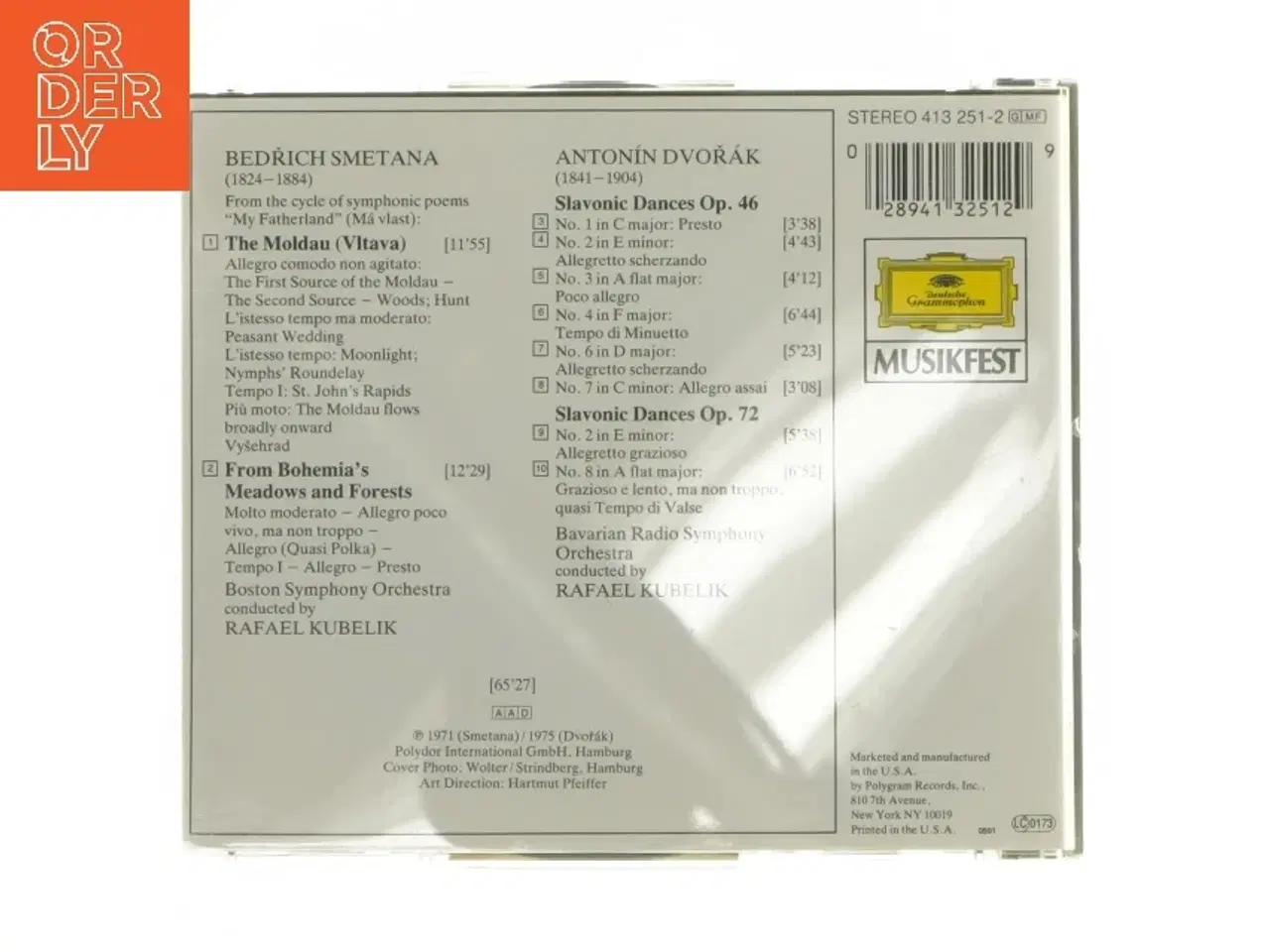 Billede 3 - CD The Moldau fra Deutsche Grammophon