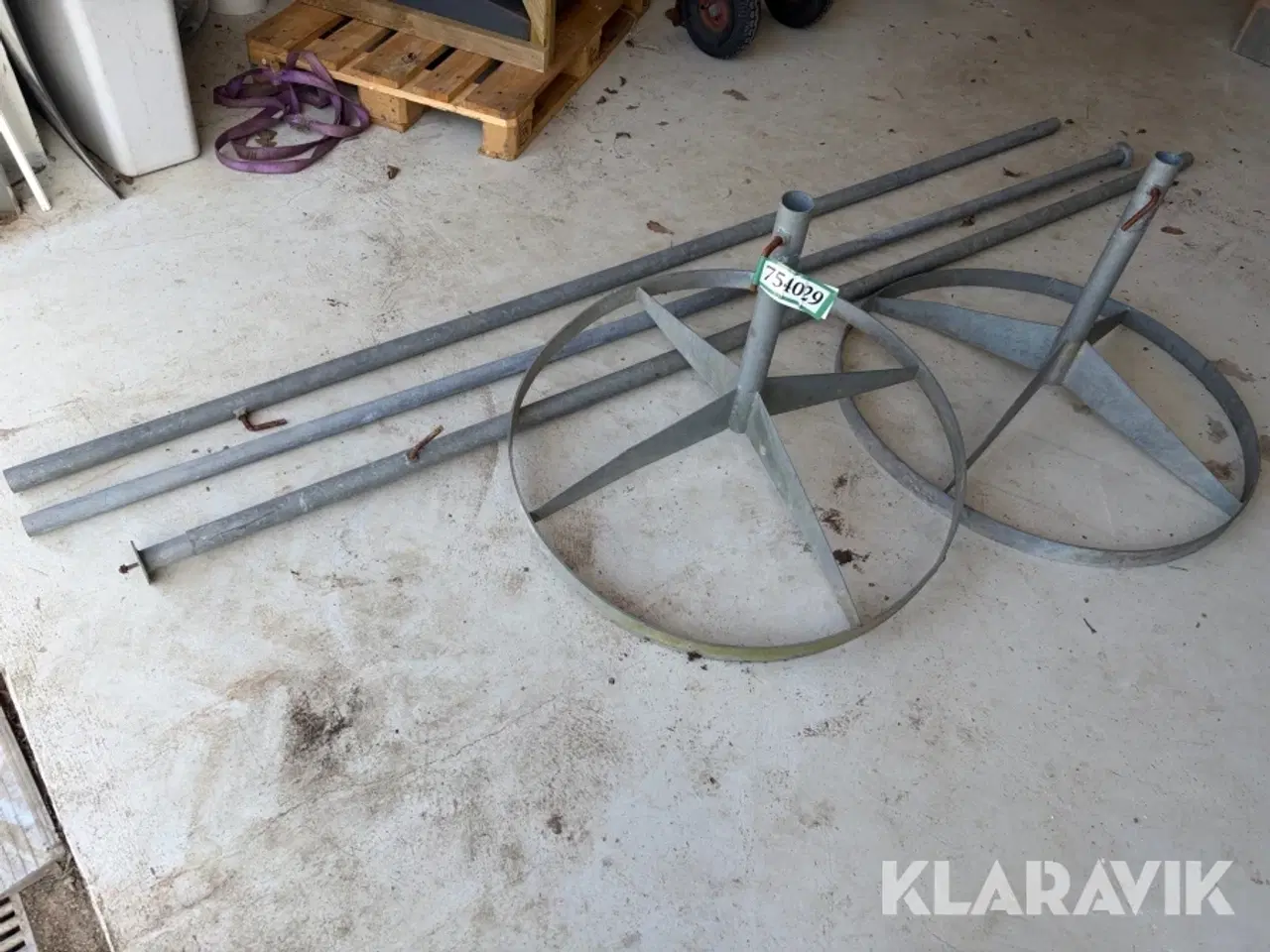 Billede 1 - Lysmaster - 2 styks med standere