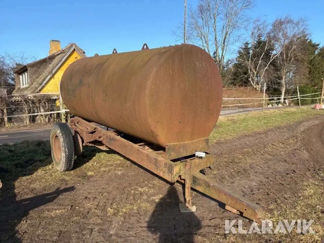 Billede 10 - Tank på kraftig enakslet trailer
