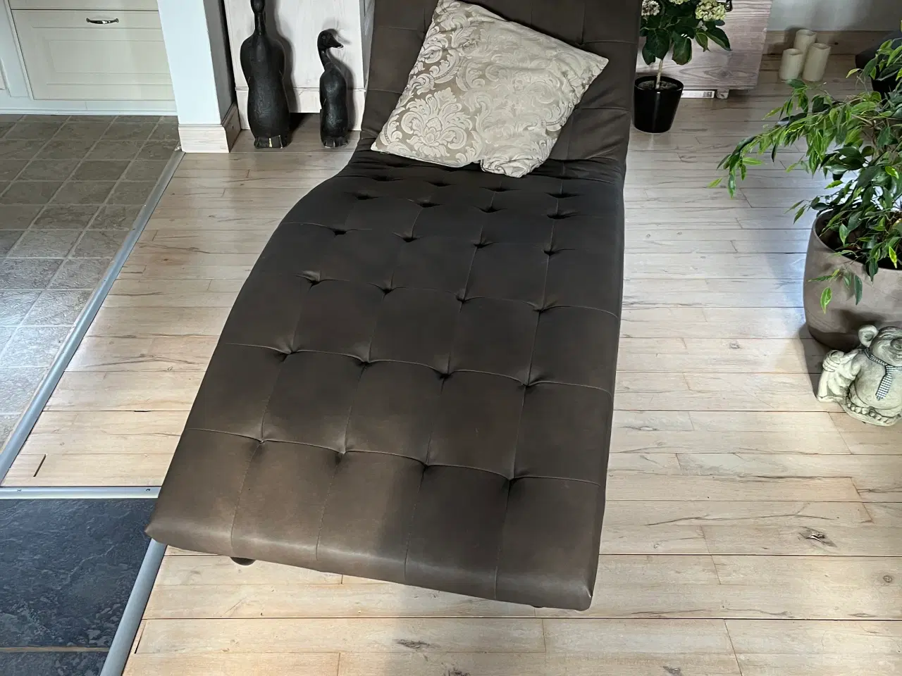 Billede 1 - Chaiselong, Datona i brun