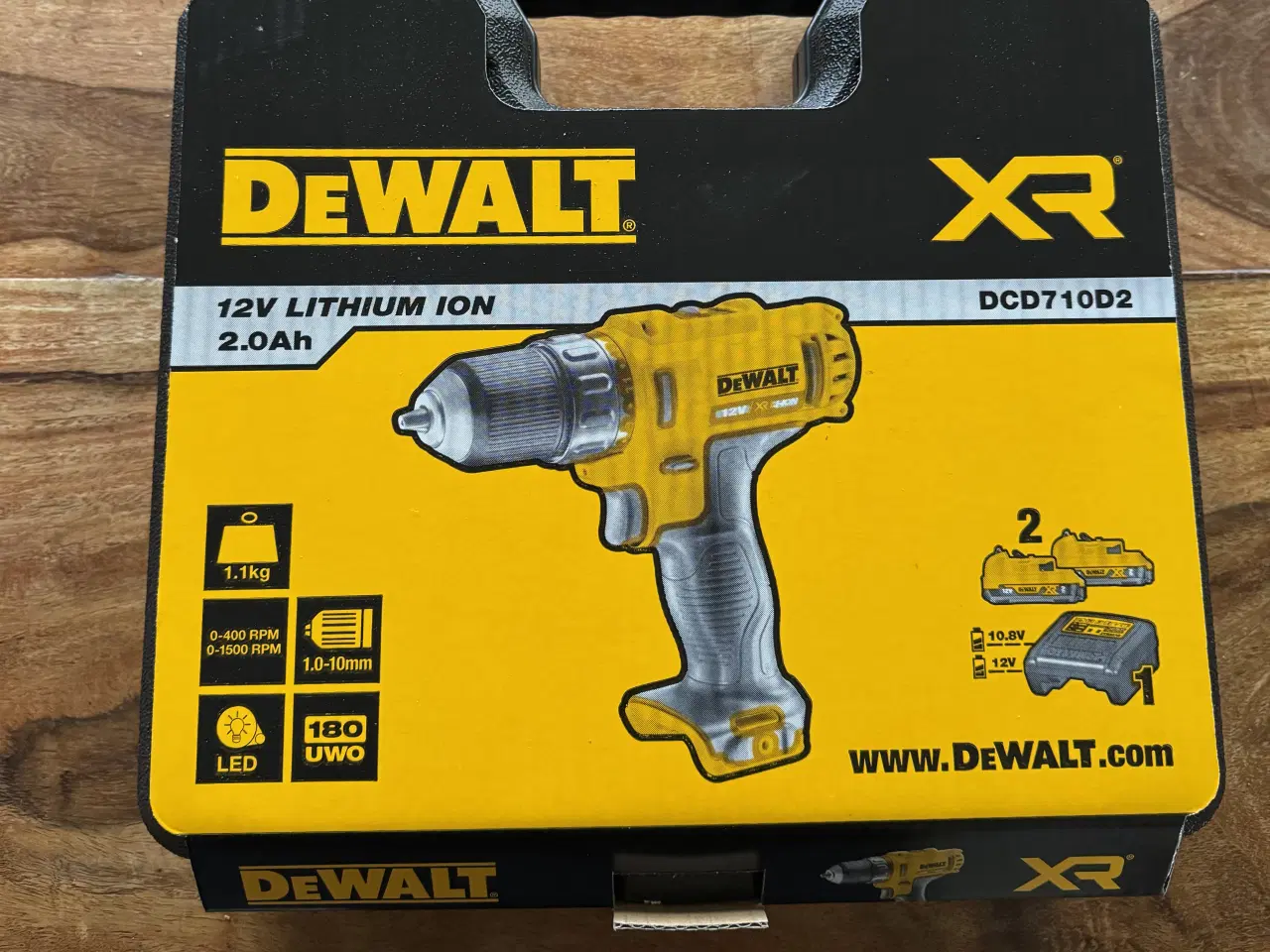 Billede 1 - Helt ny DeWALT DCD710D2 XR 12V skruemaskine
