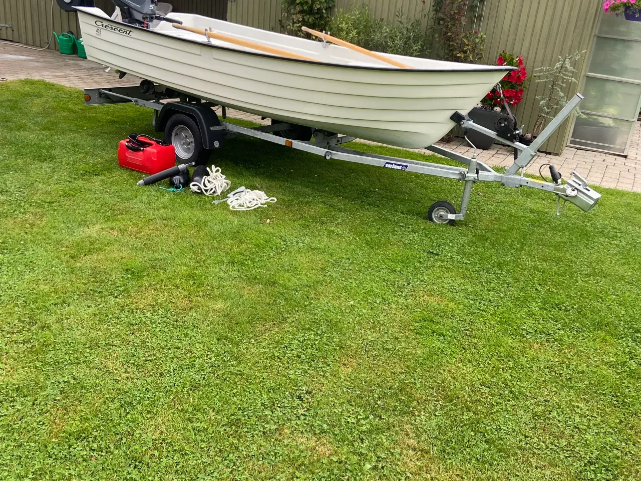 Billede 2 - Crescent 405 jolle ,5HK Yamaha Motor, Variant Trai