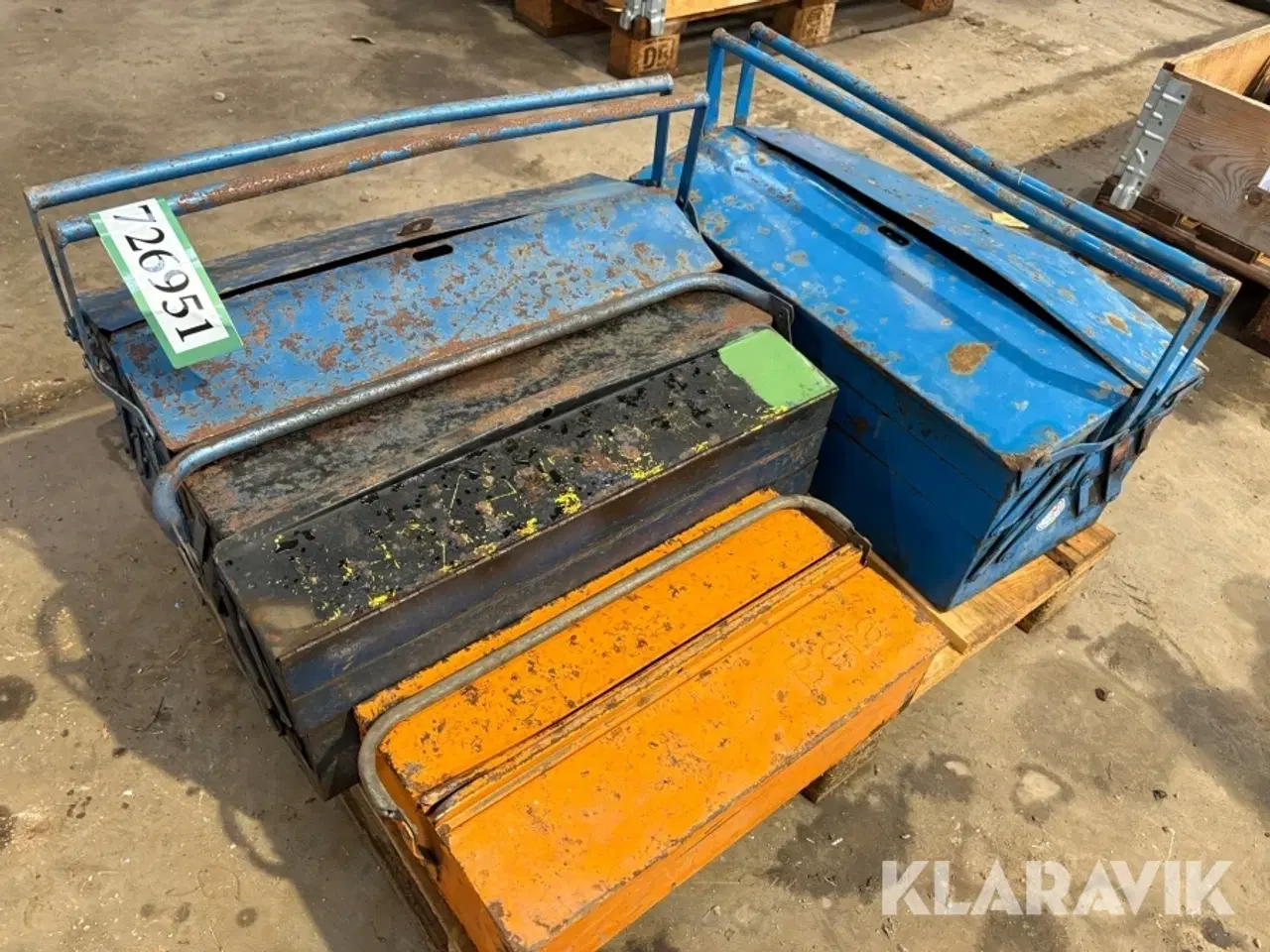 Billede 1 - Værktøjskasser - uden indhold - 4 styks