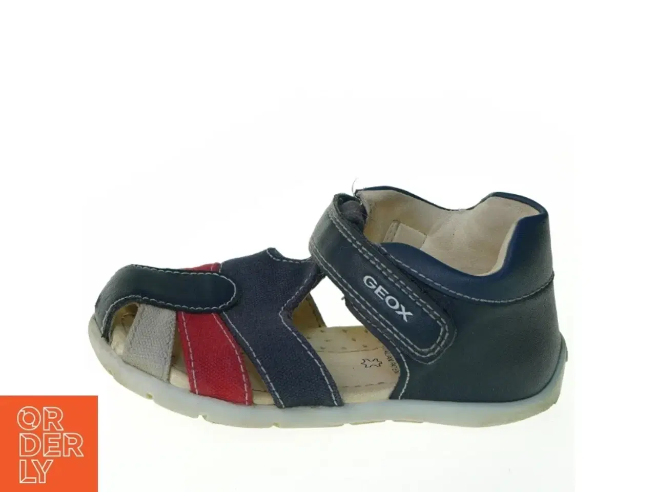 Billede 1 - Sandaler i åndbart læder fra Geox (str. 24)