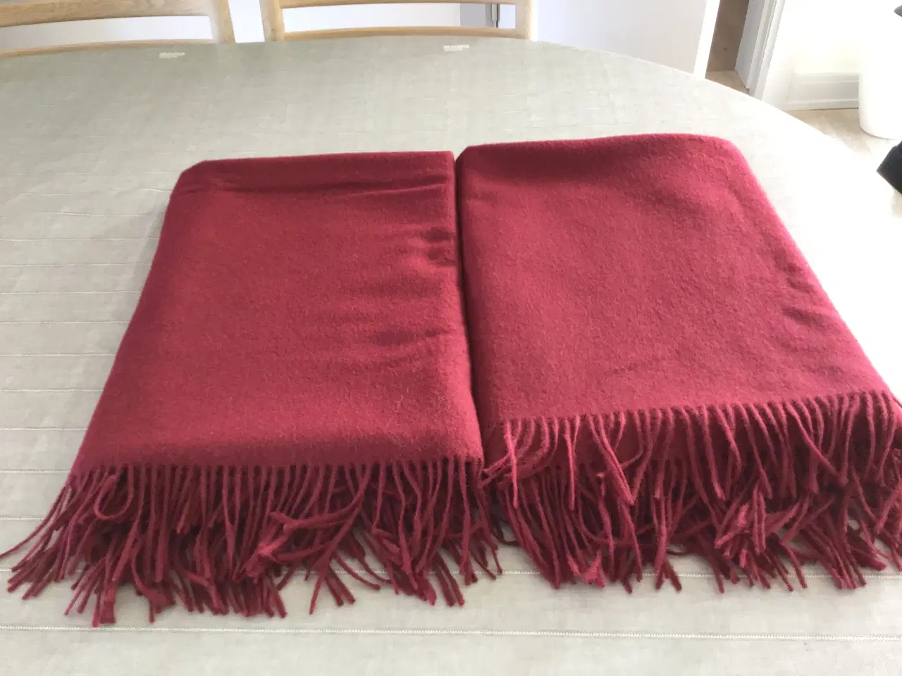 Billede 1 - 2 plaider i alpacauld