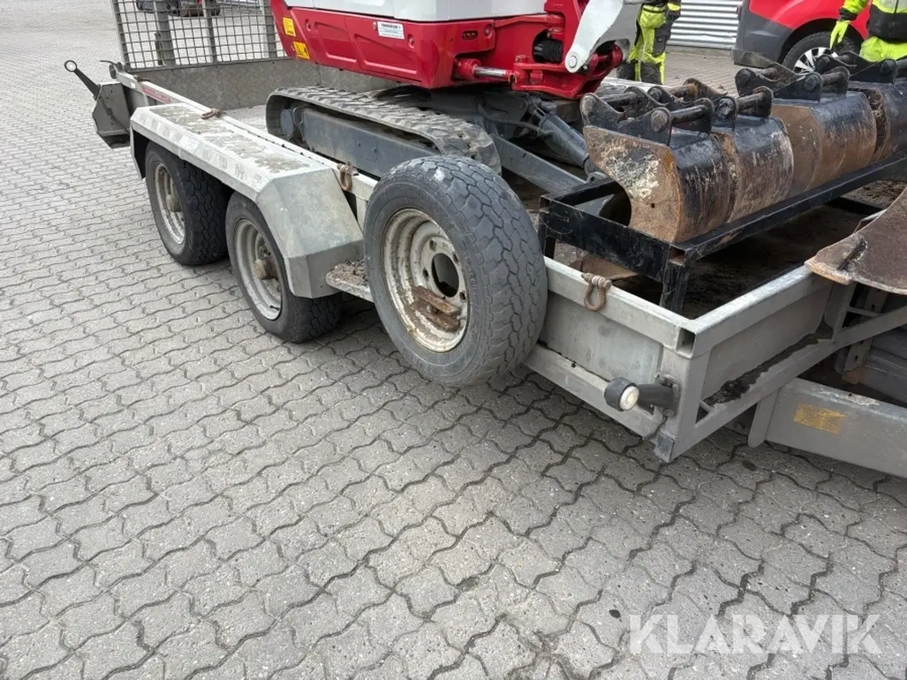 Billede 10 - Entreprenørpakke Iveco Daily 3.0 med servicevogn minigraver maskintrailer