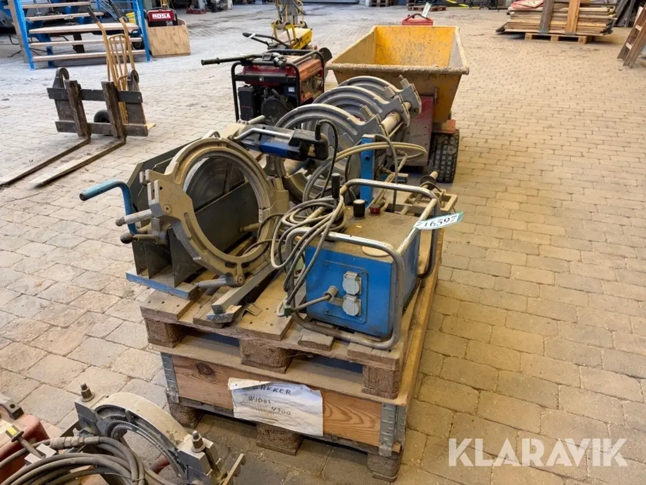 Billede 1 - Plastsvejsemaskine m tilbehør WIDOS Polypress 4400