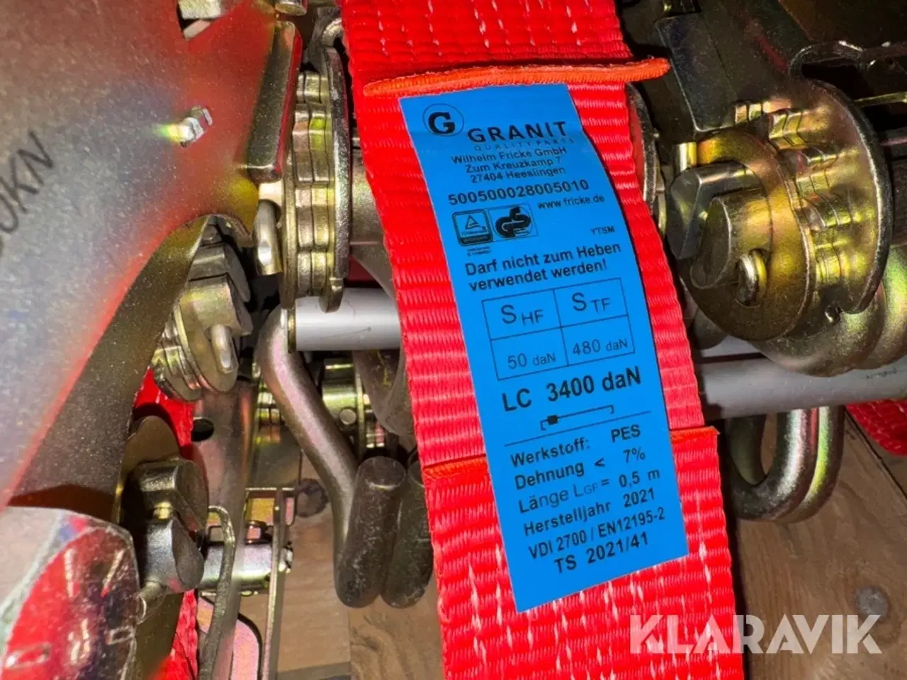 Billede 8 - Surringsbånd Granit LC 3400 daN 20 sæt i alt