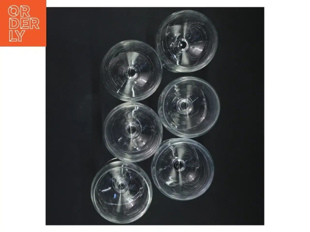 Billede 3 - Sæt af 6 glasset vinglas (str. 14x7 cm)