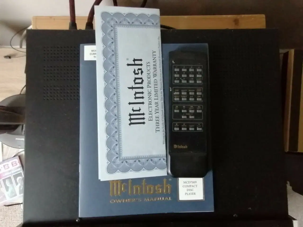 Billede 2 -  McIntosh MCD 7009 CD Player