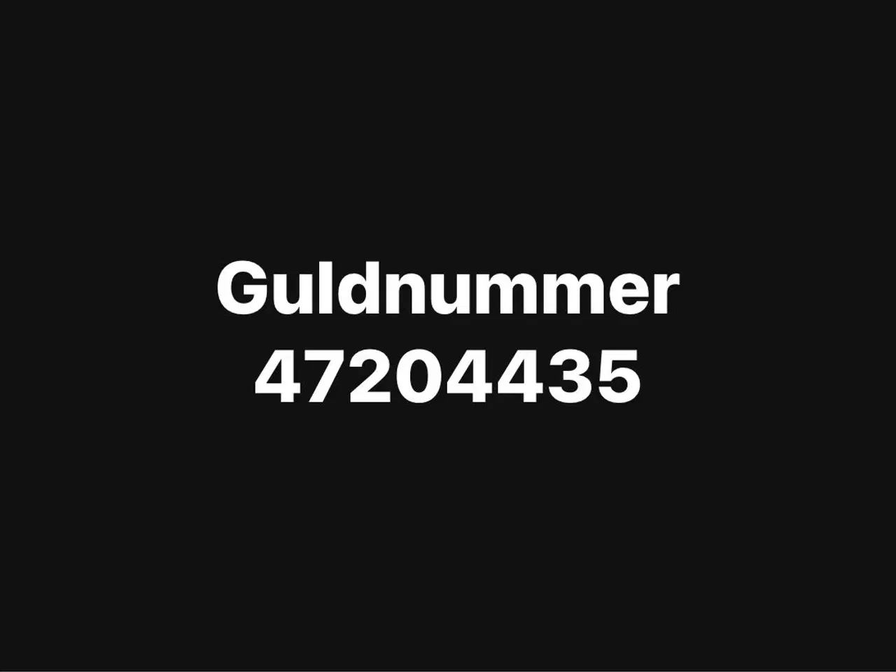 Billede 1 - Guldnummer 