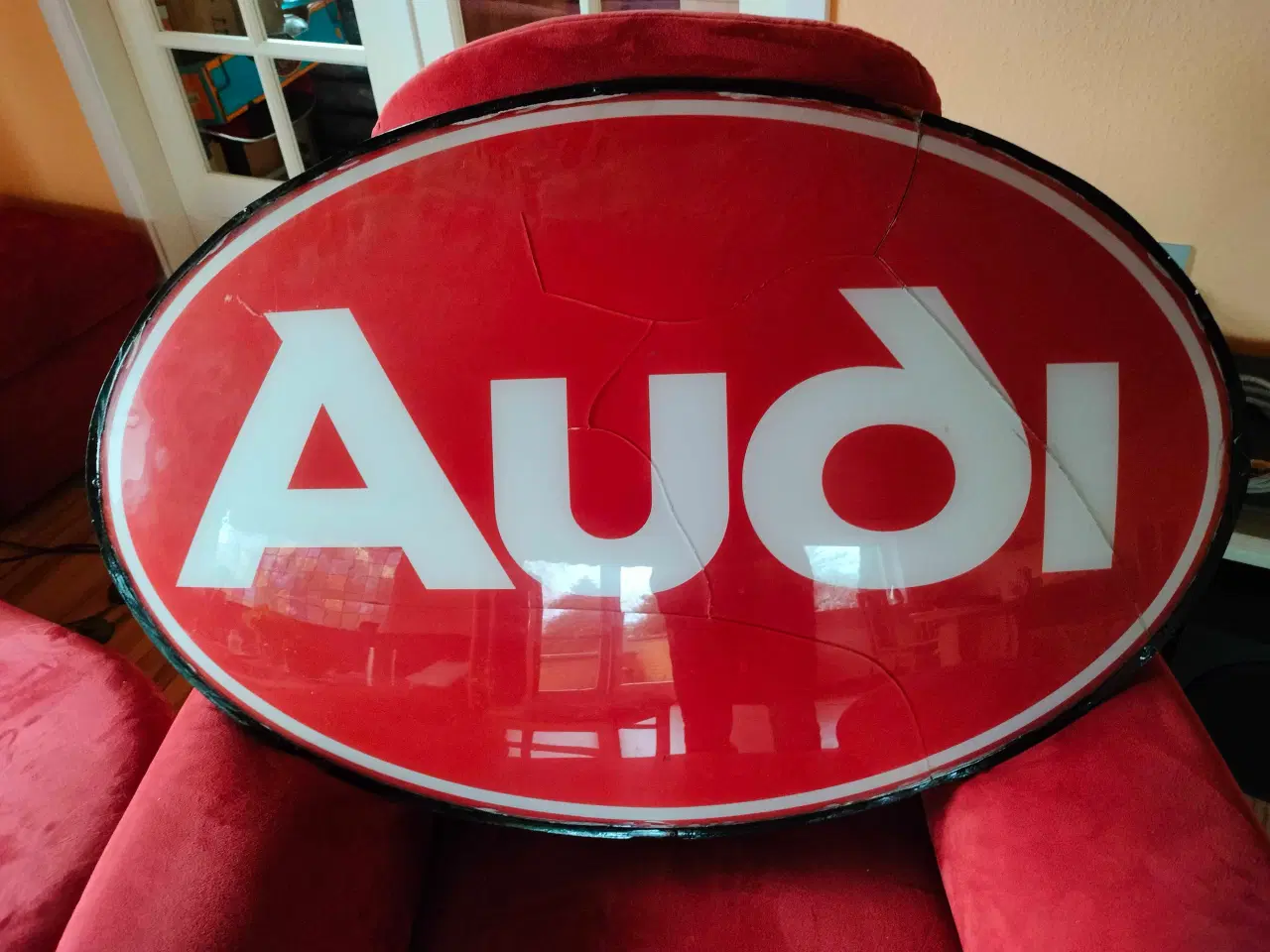 Billede 1 - Audi reklameskilt med belysning