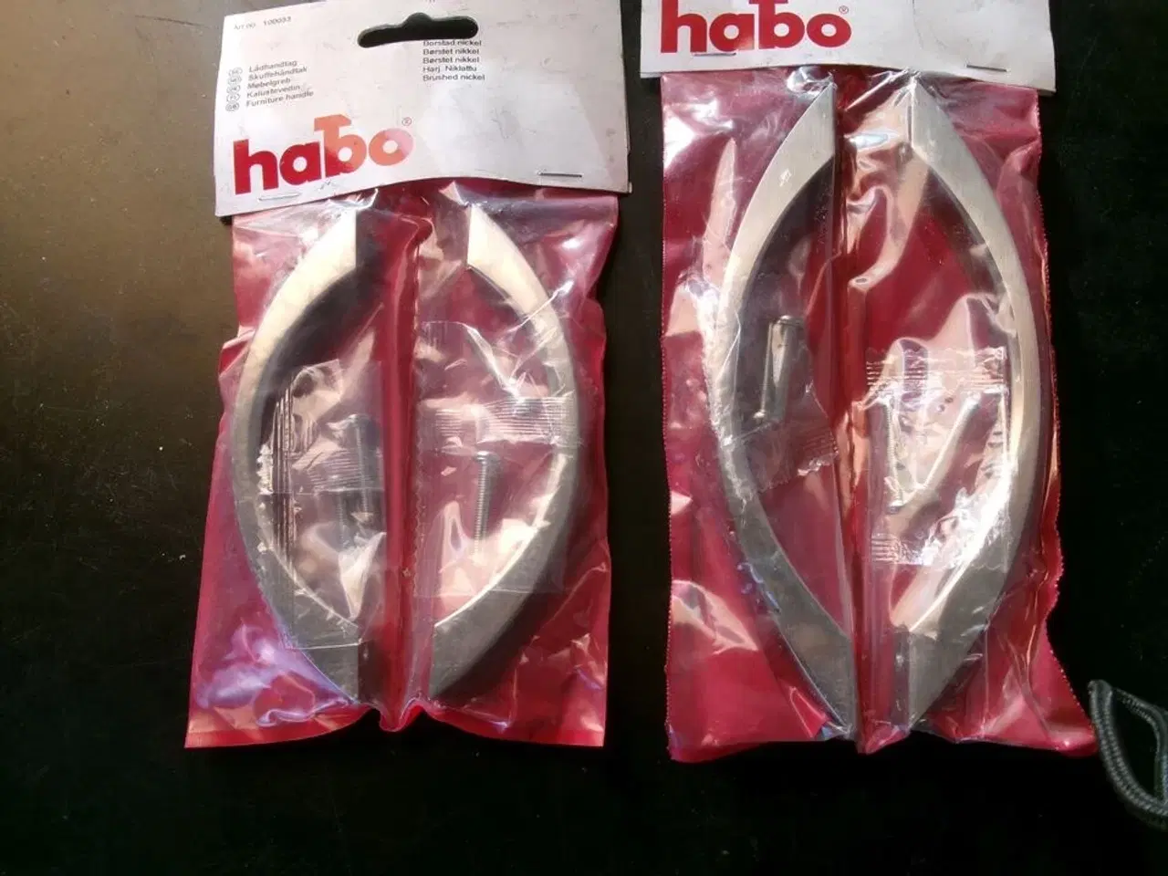 Billede 2 - 22 stk. møbelgreb, børstet nikkel