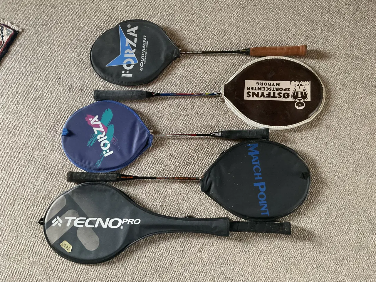 Billede 1 - Badminton ketsjere. 5 stk.