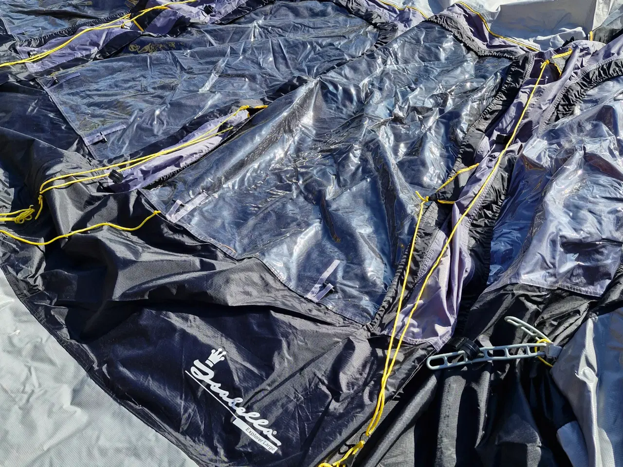 Billede 2 - Isabella explorer nærmest nyt rejsefortelt 