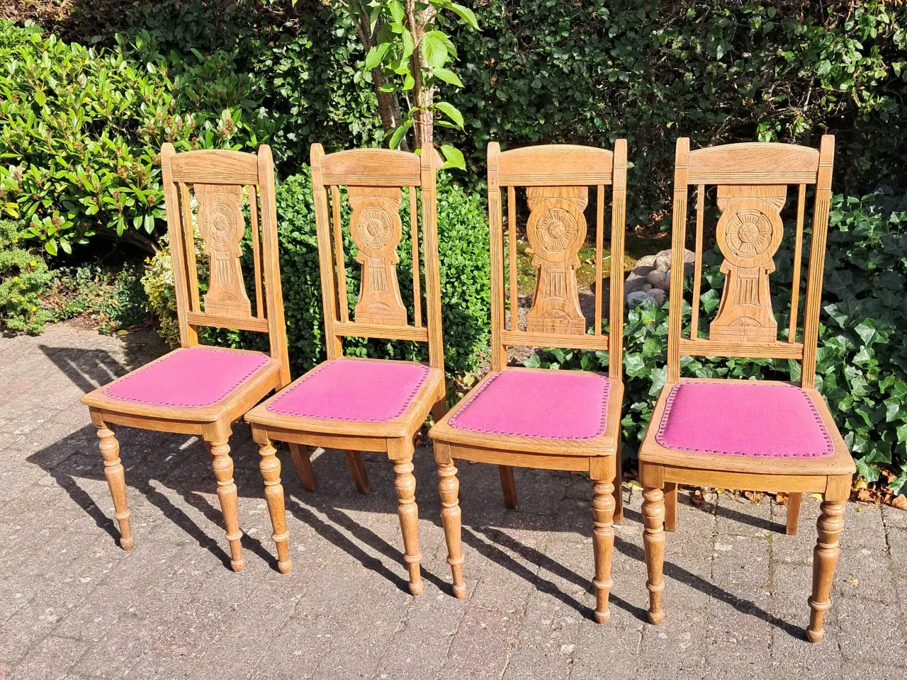 Billede 1 - Spisebordsstole antikke 4 stk.