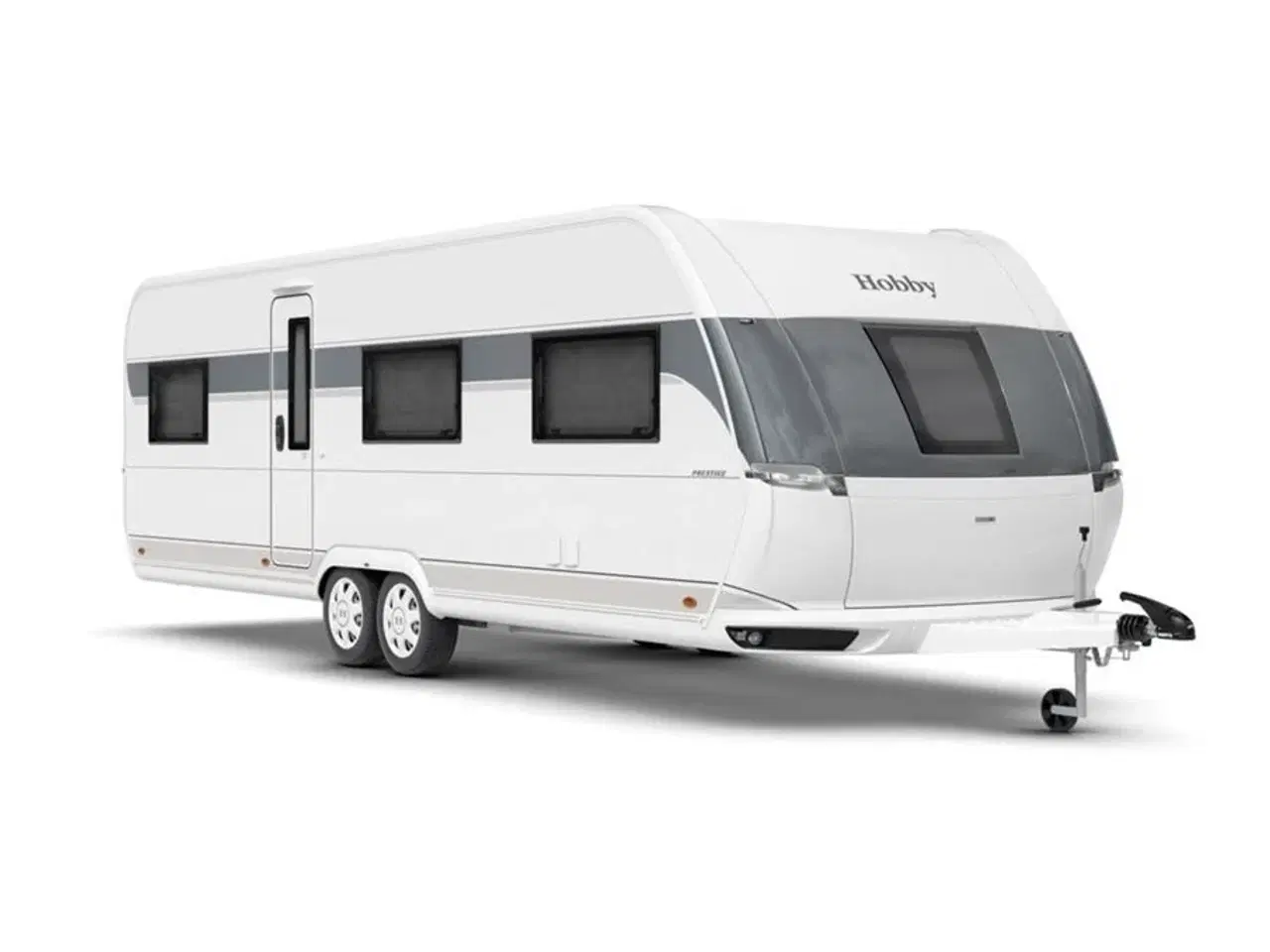 Billede 21 - 2026 - Hobby Prestige 720 UKFe   Hobby 720 UKFe med køjer og fransk dobbeltseng fra Hinshøj Caravan